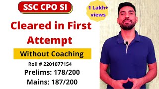Crack SSC CPO SI Exam in First Attempt | Delhi Police 2020 | Complete Strategy