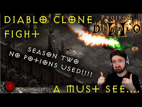 Project Diablo 2 | NO POTIONS Diablo Clone Kill on AMAZON - First of Season 2?