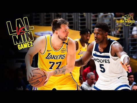 Los Angeles Lakers vs Minnesota Timberwolve Game 2 Full Highlights | 2025 WCR1 | FreeDawkins