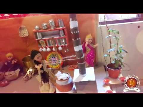Sudhakar Dokare Home Ganpati Decoration Video