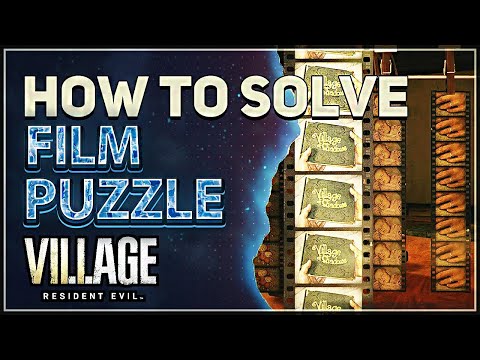 ✅ How To FILM PUZZLE SOLVED Resident Evil 8 Village -  Beneviento Doll House