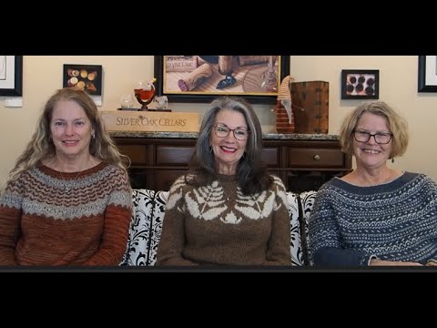 Wool and Wine - Episode 65  We've been away for a while but have lots of finishes and WIPs to share.