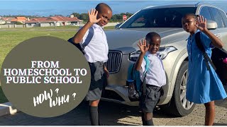 MY KIDS ARE BACK TO SCHOOL FROM HOMESCHOOLING | WHY? | HOW? | SOUTH AFRICAN YOUTUBER