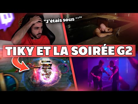 TIKY RACONTE SA SOIRÉE PAYÉE PAR G2 AVEC NISQY - Best of LoL #400 Réactions