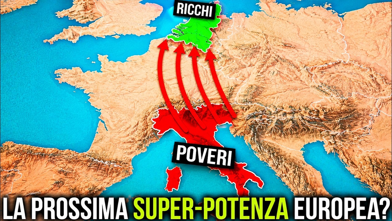 Perché i PAESI BASSI sono molto più RICCHI dell’ITALIA?