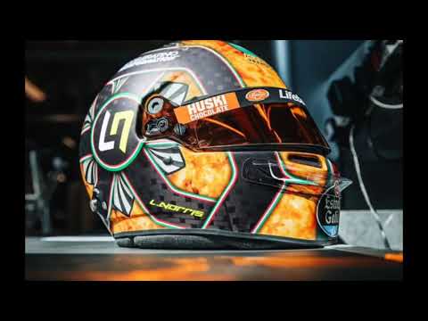 Lando Norris helmet For Monza Review F1 2020 Monza Gp