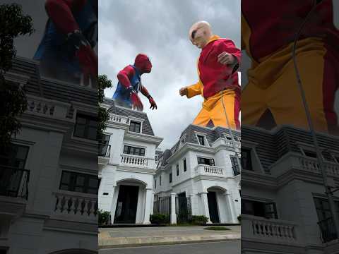 Giant and Gianter #followmehero #spiderman #shorts