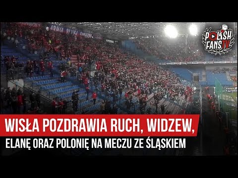 Wisła pozdrawia Ruch, Widzew, Elanę oraz Polonię na meczu ze Śląskiem (28.04.2019 r.)