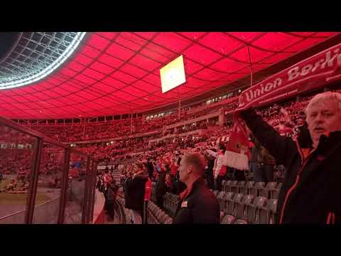 1 FC Union Berlin - Mac. Haifa 30.09.2021 Europa Conference League  Nina Hagen Hymne
