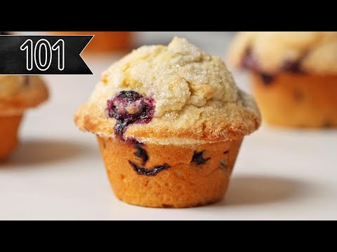 The Best Blueberry Muffins Recipe (Bakery Style!)