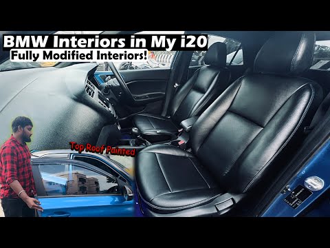 BMW Interiors in My i20 - MODIFIED || Uthra