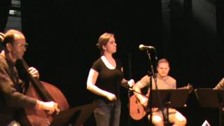 Jen Allen-Zito sings Coimbra at a rehearsal with Cary Black, Tom Hopper and Julian Smedley