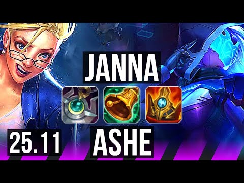 JANNA & Jhin vs ASHE & Hwei (SUP) | 2/3/34 | EUW Master | 25.11