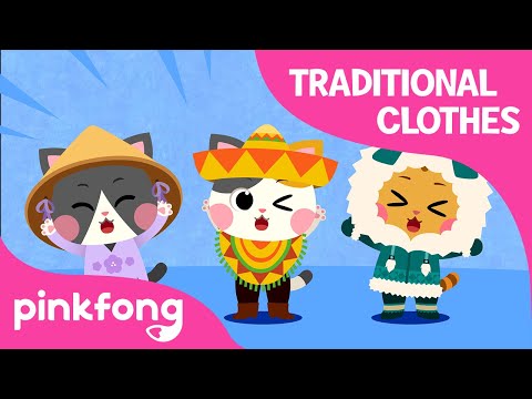 ララララ世界の服｜世界の歌｜コトモ猫｜ピンポン童謡 (Lalala World Clothes | The World Song | Cotomo Cats | Pinkfong Songs for Children)