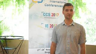 Asst. Prof. Lukasz Malyz at IE Conference 2017 by GSTF