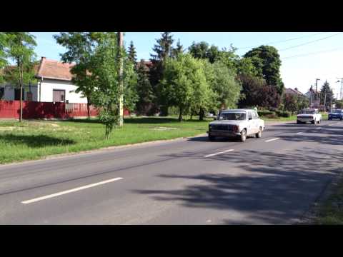 Szeghalom autócross 2013 felvonulás