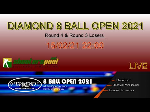 Shooterspool: 15FEB21 Diamond 8 Ball open 2021 cut off day