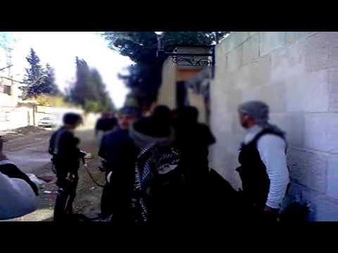 اقتحام مقر الإنشاءات في بشبعا في ريف دمشق من قبل كتيبة السيف الدمشقي