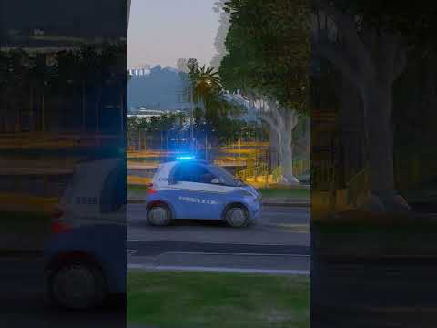 Smart Polizia Di Stato in sirena