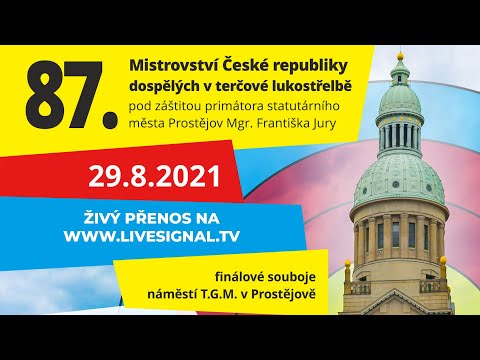 87. Mistrovství České republiky v terčové lukostřelbě - Prostějov