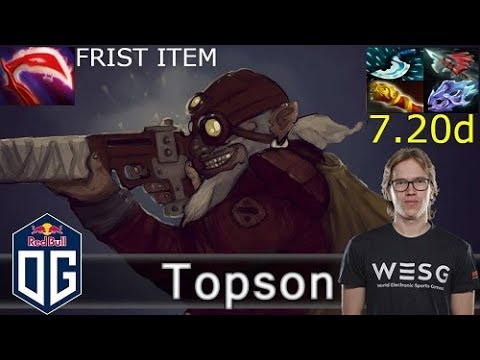 TOPSON - Sniper MID | Desolator Frist 7.20d | dota 2 mmr Pro Gameplay 11