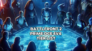Star Wars Battlefront 2 - Prime OCE 4v4 Tierlist (Playstation) ft. Zan_Presto and @ALCXTRXZ