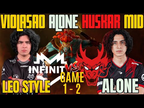 INFINITY vs HOKORI - GAME 1 - 2  DPC SA - ALONE DESTRUYE A LEO CON SU HUSKAR MID