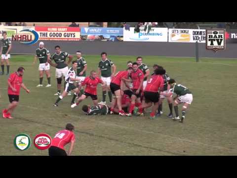 2015 NHRU Round 8 Premier 2 Highlights - Merewether Carlton v Waratah