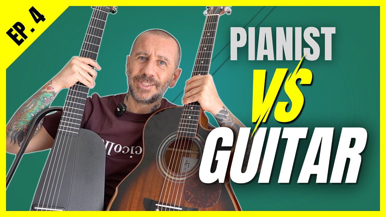 PIANIST VS GUITAR Ep.4 - UN MESE CON LA CHITARRA 🎸 feat. @guitartribe