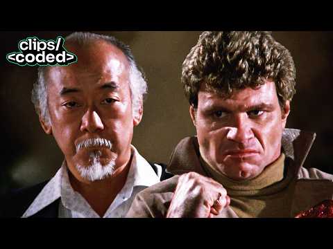 the karate kid part ii (1986) – no mercy showdown: miyagi vs. kreese