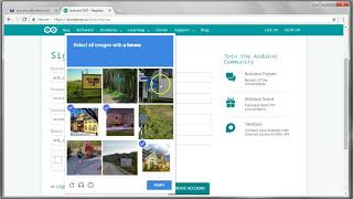 Create an Arduino.cc Acount