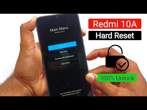 Redmi 10A Hard Reset Forget screen lock Without Pc.
