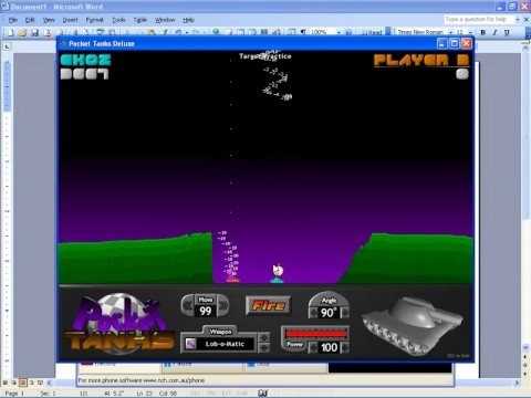PTanks Glitch no.3 (Lob-o-Matic)