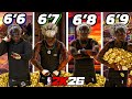 BEST STREAK TAKING BUILDS IN NBA 2K26 ALL HEIGHTS