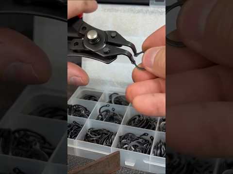 How To Install Snap Rings Like A Professional Mechanic #pliers #howto #shorts #circlips #diy