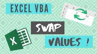 Excel VBA | How to swap values between cells?