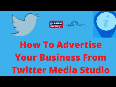 How to advertise your business from twitter media studio