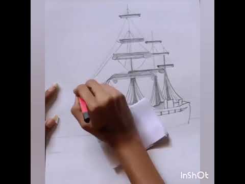 Ship pencil shading drawing#hemishaart#pencilart#charcoalart#foryoupage