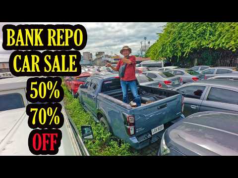 BANK REPOSSESSED CAR SALE 70% 50% OFF SEDAN PICK UP SUV UTILITY VAN 7 SEATERS SECURITY BANK