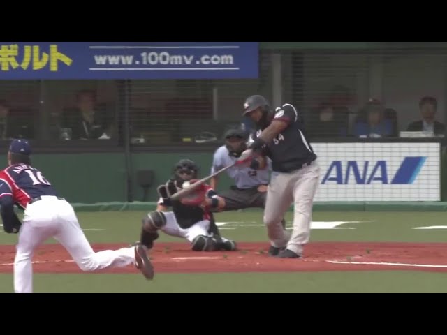 【3回表】初球を仕留めて先制!! マリーンズ・ペーニャのタイムリーヒット!! 2017/7/25 F-M