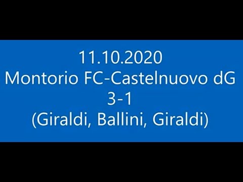 11.10.2020 | Montorio FC-Castelnuovo dG (high lights)
