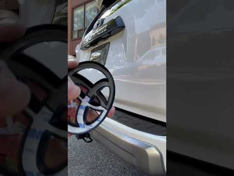 Installing #Toyota Blackout Badges on #4Runner ￼