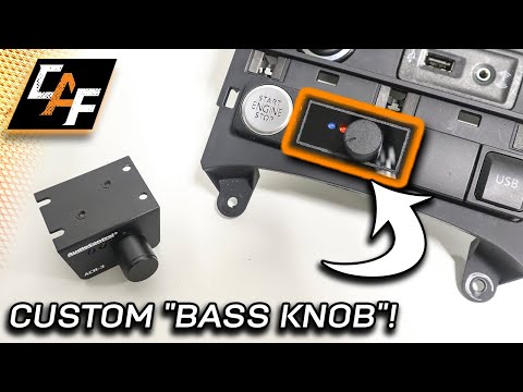 How to - Custom "Bass Knob" Mount - MAKE IT INTEGRATED!