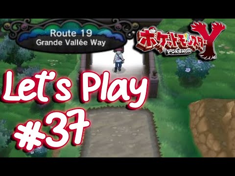 Let's Play | Pokémon Y | #37 | Route 19 | Pushin' Through! | On The Way To The FINAL Gym! |