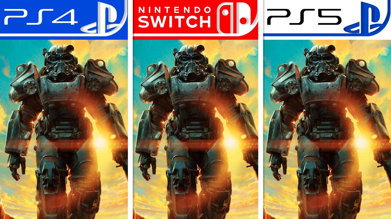 Fallout 4 | Switch 2 - PS4 - PS5 | Graphics Comparison