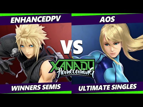 Xanadu Homecoming Winners Semis - enhancedpv (Cloud) Vs. AoS (ZSS) Smash Ultimate - SSBU