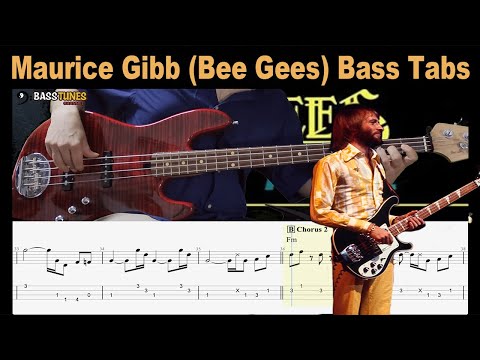 Thumbnail for Bee Gees - Stayin' alive BASS COVER (with tabs and Sheet) by Maurice Gibb