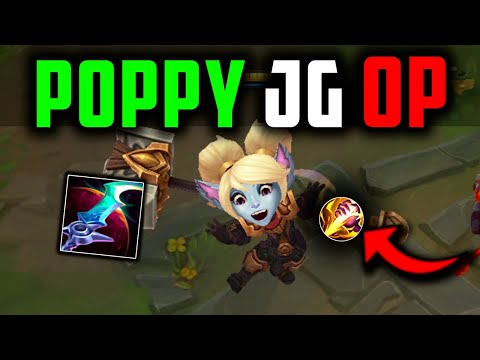 POPPY JUNGLE IS A "FAKE" LOW TIER - How to Play Poppy Jungle & CARRY Best Build/Runes S14