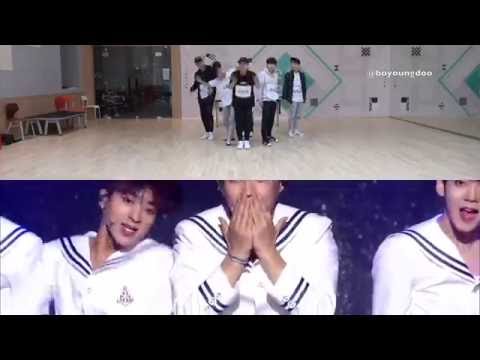 [Split screen] Unit Yellow Dream Girl - Shinee Dance Practice vs Stage Performance