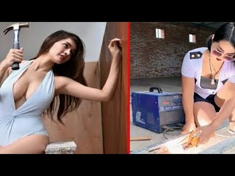Young Girl with great tiling skills-Ultimate tiling skills (part 1)